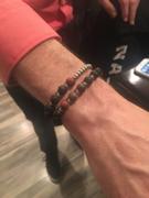 Lovepray jewelry Lava Rock and Picasso Jasper Men's Wrap Bracelet, Sacral Chakra Bracelet Review