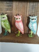 The Chic Nest Handmade Metal Owl Hanging Ornament - Green Review