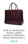 Doshi FCSA NEW & IMPROVED! Doshi Large Classic Women's Vegan Briefcase 3 Review