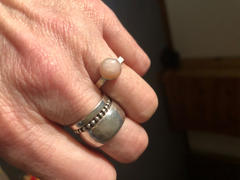 Chocolate and Steel Gemstone Stacking Rings - Opal, Chrysoprase, Lapis, Malachite or Moonstone Review