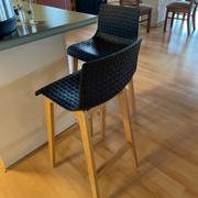 Just Bar Stools Byron Solid Oak Bar Stool in Black Acrylic Review