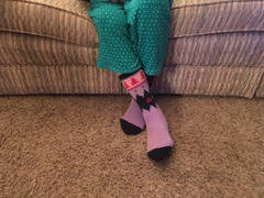 John's Crazy Socks Down Syndrome Awareness Pink Fuzzy Crew Socks Review