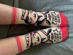 John's Crazy Socks Fight Like a Girl Socks Women's Ankle Sock Review