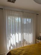 Quickfit Blinds and Curtains BARCELONA Custom Made Sheer Linen Blend Curtains White Review