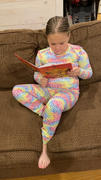 Posh Peanut Lisa Frank® I Love Rainbow Leopard Long Sleeve Pajamas Review