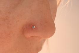 Rock Your Nose Jewelry Inc. Flush, Flat to the Nose Micro Mini Spiral Silver Nose Stud Review