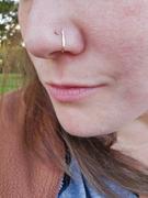 Rock Your Nose Jewelry Inc. Hammered Gold Cuff Nose Ring Review