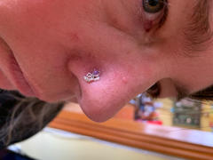 Rock Your Nose Jewelry Inc. One of a Kind Amethyst Nose Stud Review