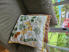 Quarter Moon Bazaar Wildflower Embroidered Pillow Cover Review