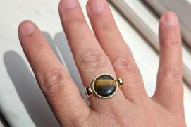 CONQUERing Tiger's Eye Crystal Fidget Ring Review