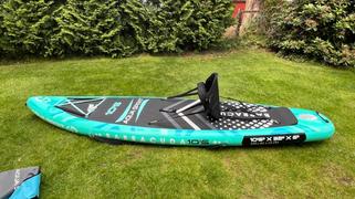 Aqua Spirit iSUPs DE AQUA SPIRIT Barracuda SUP Board Set, Aufblasbares Stand-Up Paddle Board Set 6 Zoll dick mit Kajaksitz, verstellbarem Paddel, Tragetasche und Sicherheitsleine, Komplettes Zubehör, 3 Jahre Garantie Review