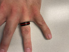 EMBR Black Tungsten Ring Red Infinity Review