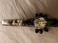 www.rockmamashop.com Obsidian and Chevron Amethyst Athame Review