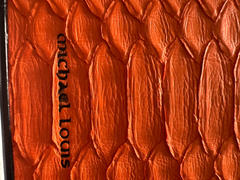Michael Louis Inc Genuine Orange Python iPhone 14 Pro Max Case Review