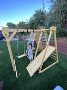 Extreme Kids World Chestnut - Outdoor and Indoor 8-in-1 Jungle Gym for Toddlers Playset Review