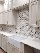 Backsplash.com Multi Color Marble Diamond Tile Review