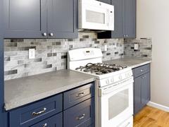 Backsplash.com Blue Gray Glass With Sparkle Design Subway Backsplash Tile - BA8010 Review