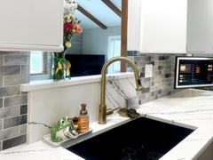 Backsplash.com Blue Gray Glass With Sparkle Design Subway Backsplash Tile - BA8010 Review