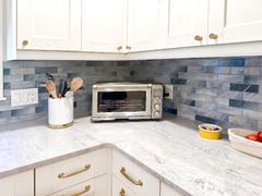 Backsplash.com Blue Gray Glass With Sparkle Design Subway Backsplash Tile - BA8010 Review