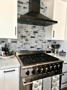 Backsplash.com Blue Gray Glass With Sparkle Design Subway Backsplash Tile - BA8010 Review