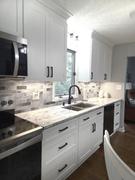 Backsplash.com Blue Gray Glass With Sparkle Design Subway Backsplash Tile - BA8010 Review