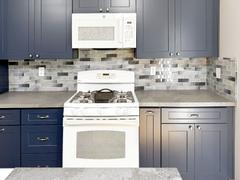 Backsplash.com Blue Gray Glass With Sparkle Design Subway Backsplash Tile - BA8010 Review