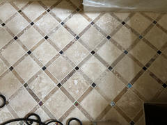 Backsplash.com Travertine Tile with Burgundy Glass Mix - BA1029 Review