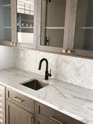 Backsplash.com White Modern Marble Chevron tile with Multiple Textures - BA631613 Review