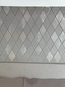Backsplash.com Elegant Shell Glass Marble Rhomboid Mosaic Tile - BA62046 Review