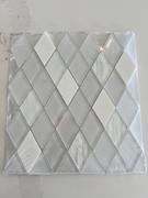 Backsplash.com Elegant Shell Glass Marble Rhomboid Mosaic Tile - BA62046 Review