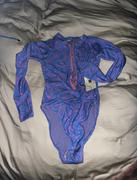 Jenny Long-Sleeve Surf One Piece / Lazy Paisley FINAL SALE