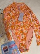 Jenny Long-Sleeve Surf One Piece / Lazy Paisley FINAL SALE