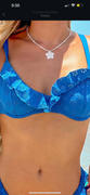 Billie Halterneck Top / Sapphire Eyelet FINAL SALE