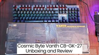 Cosmic Byte Cosmic Byte Vanth Mechanical Keyboard Upgraded with Swappable Switches Review