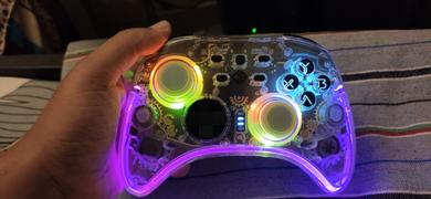 Cosmic Byte Cosmic Byte Stellaris Tri-Mode Wireless-Bluetooth-Wired Controller for PC, iOS, Android, Hall effect Trigger and Joystick, Upgraded 1000Hz Polling Rate Wired and Dongle mode. Review