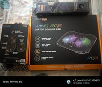 Cosmic Byte Cosmic Byte Wind RGB Laptop Cooling Pad, Dual 120mm RGB Fans,Supports up to 15.6 Laptops Review