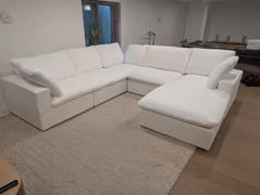 Sohnne Support Cloud Couch with Ottoman Review