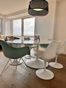 Modholic Tulip Swivel Side Chair, White Review