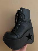 FUNkyPair DYNAMITE-106, Cutout Star Platform Anklet Boots By Demonia Review