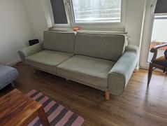 Normod EN Klem 3-Seater Sofa Large Cylindrical Wooden Leg - Cord Velours Review