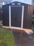 Bargain Backyard Dev Garden Shed 8 x 6ft Shadow Grey Review