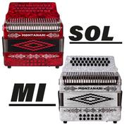 Hermes Music Montanari Bundle of Two No Switch 3112 G Accordions GCF Red and EAD White Review