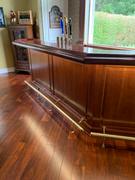 Kegworks Combination Foot Rail Bracket - Polished Brass - 2" OD Review