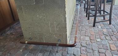 Kegworks 90 deg. Post Foot Rail Bracket - Brushed Stainless Steel - 2" OD Review