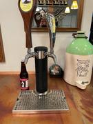 Kegworks 12" Surface Mount Drip Tray - Stainless Steel - No Drain - Tower Cutout Review