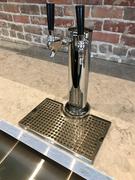 Kegworks 12" Surface Mount Drip Tray - Stainless Steel - No Drain - Tower Cutout Review