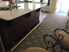 Kegworks Bar Foot Rail Tubing - Satin Brushed Brass - 2" OD Review