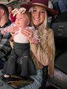 Bailey's Blossoms Destinee Sheer Dot Sleeve Leotard - White Review