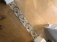 Revisión del borde de mosaico floral de la delicadeza otoñal de Mozaico