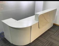 Maoters Small Curved Front Desk For Salon  Review